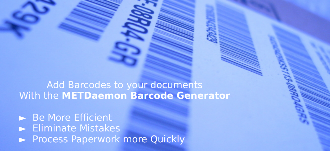 METDaemon Barcode Generator